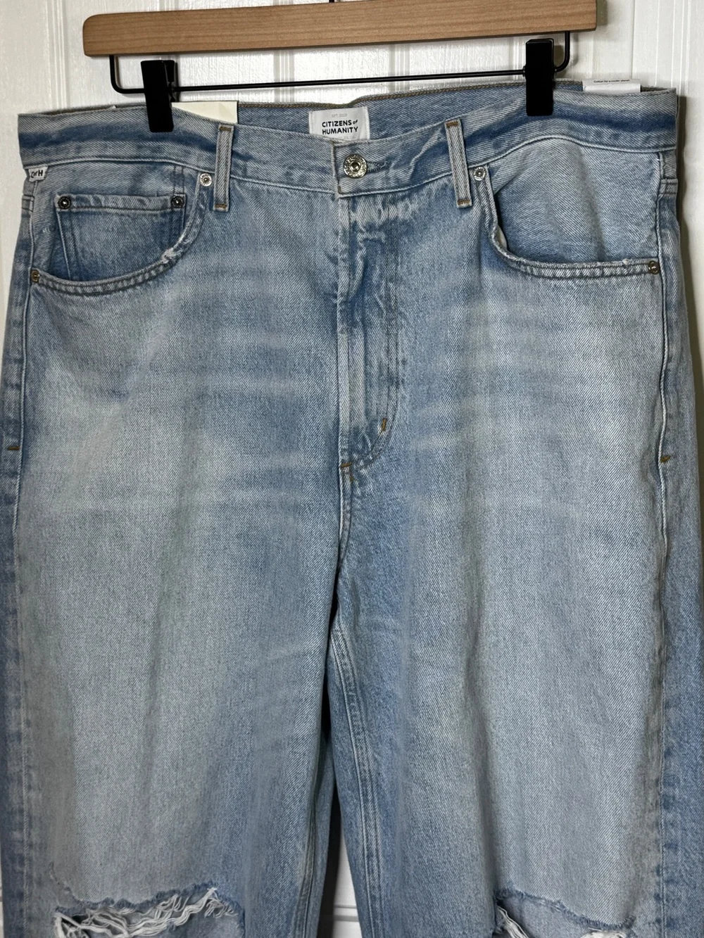 Citizens of Humanity Miro Relaxed Wide Leg Jeans in Damaris HTF Size 33 NWT $260 - Picture 6 of 16
